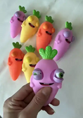 Load image into Gallery viewer, Squeeze Ball Eye Popping Out Stress Relief Toy Decompression Toys - Panda, Bear, Carrot, Caterpillar