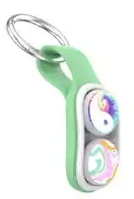 New for 2023!  PopPuck - AntiStress Fidget Magnet Trick Key CHain