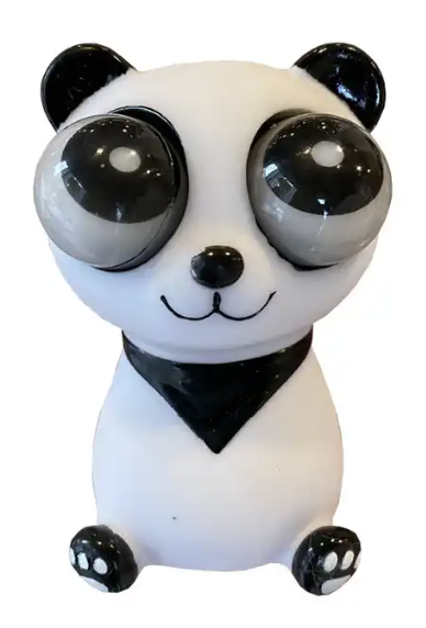 Squeeze Ball Eye Popping Out Stress Relief Toy Decompression Toys - Panda, Bear, Carrot, Caterpillar