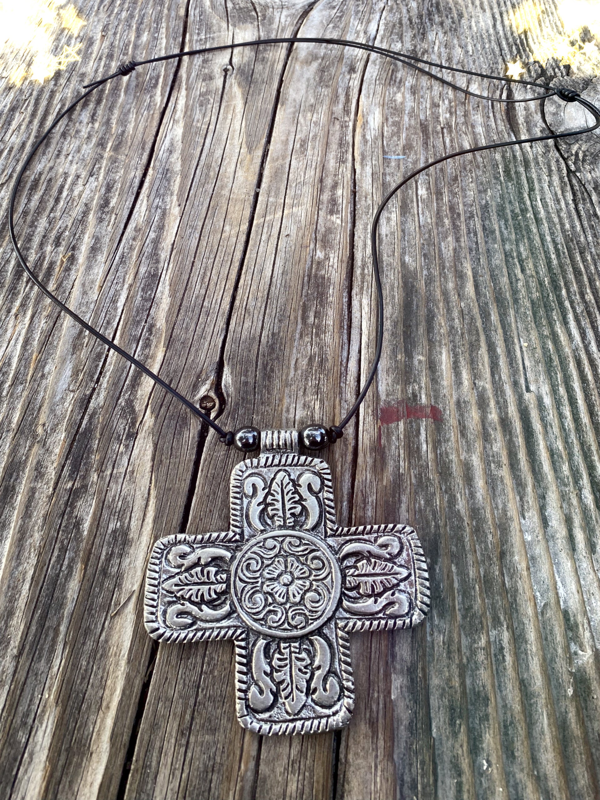 Beautiful Square Cross Necklace