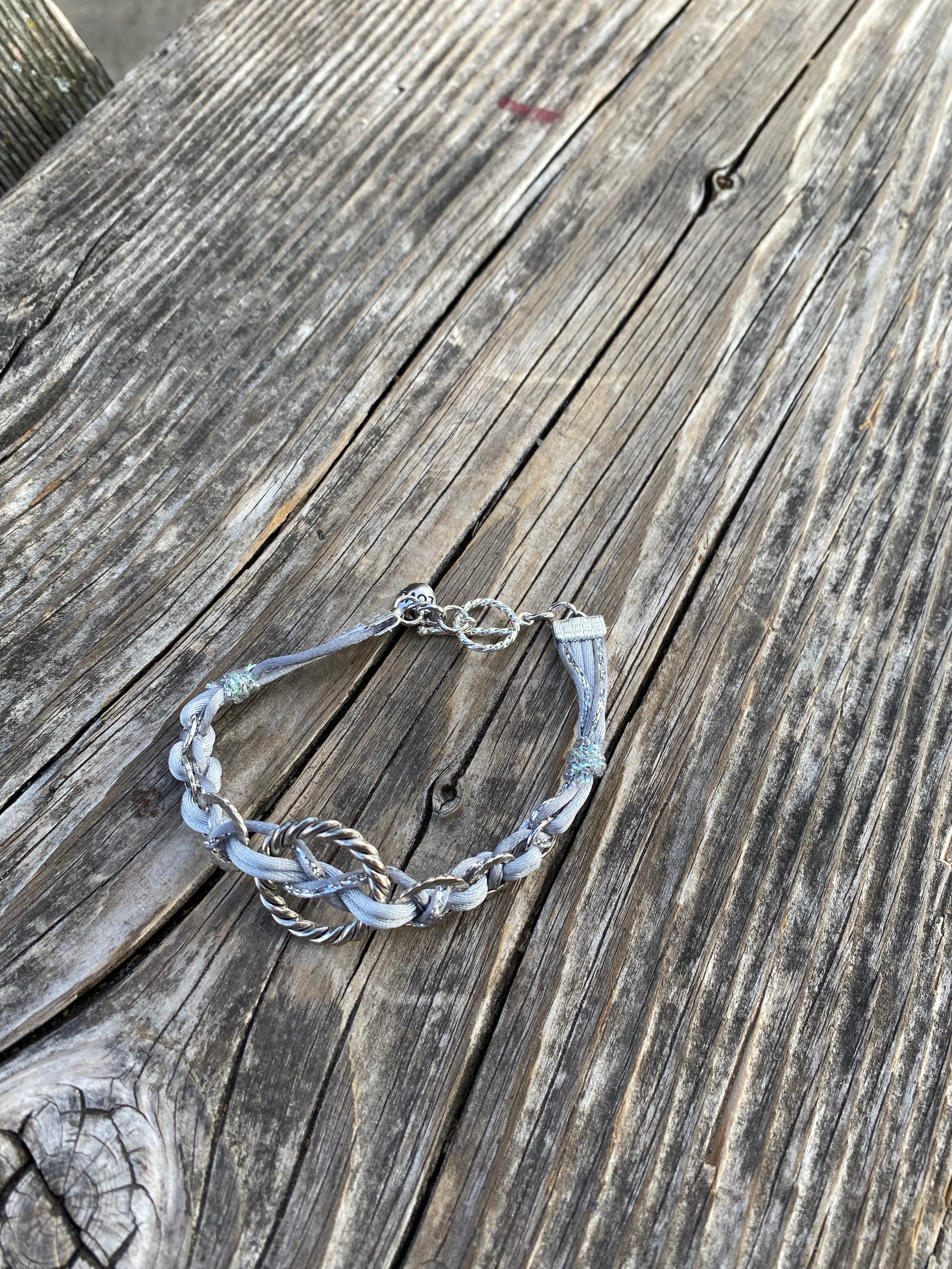 Silver Celtic Wrapped Bracelet